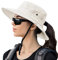 KorhLeoh Sonnenhut für Damen, UV-Schutz, Angelhut mit breiter Krempe, Sommerhut für den Strand, Safari Booney Bucket Hat