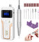 Portable Nail Drill Professional 35000 RPM, Rechargeable Electric Nail File Machine E File for Acrylic Nails, White