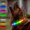 Tripolaco Wasserdichtes Hundehalsband, Multi-Farb-LED-Hundehalsband - Halten Sie Ihr Haustier sicher und stilvoll, wenn Sie nachts laufen - Einstellbar für kleine, mittlere und große Hunde