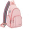 BAICLES Camera Sling Bag and Backpack - Nylon SLR Camera Bag with Lens Organizer - Shockproof Shoulder Bag in Black and Pink