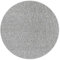 HomebyHome Teppich Wohnzimmer 120 cm Rund Hellgrau Einfarbig Meliert Design - Schlafzimmer Teppich Kurzflor Extra Weich Pflegeleicht Teppiche Waschbar für Küche Esszimmer - Carpet Living Room