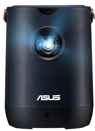 ASUS ZenBeam L2 Smart Portable LED Projector - 960 LED Lumens, 1080P, Chromecast, 10W Bluetooth Speaker, Built-in battery, 3.5-hour Video Playback, Wireless Projection, ASUS Light Wall, Android TV Box