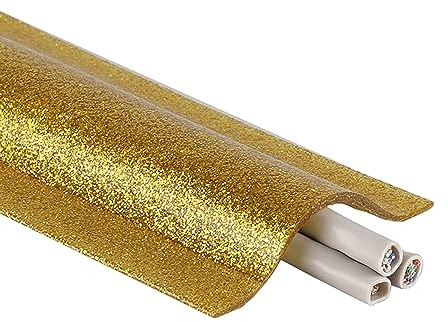 Kabelbinder für den Boden D-Line Wire Hiders Für Tv On Wall Power Mobile Phone Data Cable Rubber Floor Cable Cover - Conduits, Adhesive Cable Protector For Gyms Garages Workshop Hospitals ( Color : Go