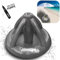 Airboom - Paragüero hinchable para sombrillas de playa, incluye bomba, enfriador de bebidas, soporte para sombrilla, playa, camping, protección solar (gris)