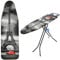 KADAX Ironing Board Cover, Ironing Board Cover with Drawstring, Ironing Board Cover for Steam Irons, Replacement Ironing Board Cover with Polyurethane Foam (Eiffel Tower 148 x 52)