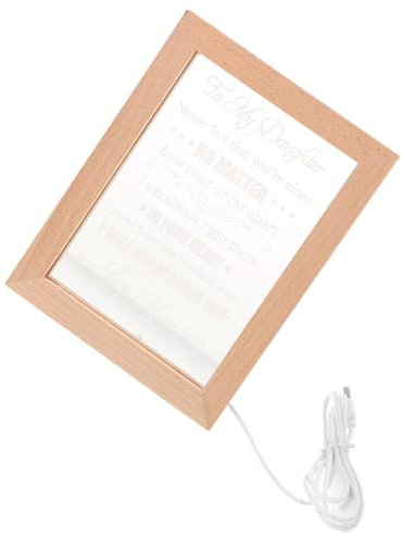 Ciieeo Foto-rahmen Nachtlicht Mit Usb-stromversorgung Kreative Tischlampe Für Schlafzimmer Jugendzimmer Und Dekoration Warmes Licht Für Entspannte Atmosphäre Und Vielseitige Nutzung