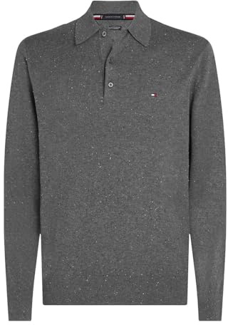 Tommy Hilfiger Men Stretch Slim FIT Tee MW0MW10800 Blue (Deep Indigo) XS