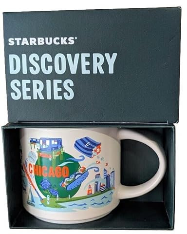 Starbucks Discovery Series Chicago - Tazza da caffè in ceramica, 400 ml