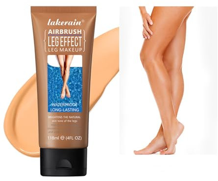 Sugeru®Bein Make Up Wasserfest Lotion | Besenreiser Abdecken, Körper Make Up Wasserfest | Beintattoo Wasserdicht und Langlebig Abdecken | Narben Abdecken Wasserfest, Krampfadern Abdecken (03, 118ml)