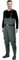 QWORK® Wathose Herren Damen, wasserdichte, Atmungsaktive Teich-Wathose Mit Stiefeln, UK 11/EU 45, Zum Angeln, Jagen Und In Der Landwirtschaft