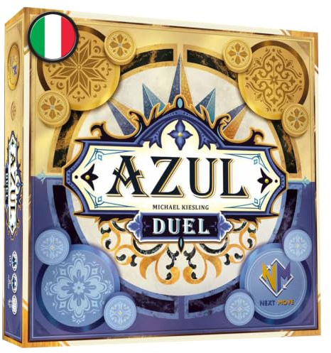 Asmodee Azul Duel, Italienisch, Taktisches Brettspiel für Zwei Spieler,10+ Jahre