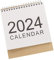 Sewroro 2024 Tischkalender Whiteboard-Kalender Countdown-Kalender Desktop-Kalender Kalender-Taschendiagramm büroartikel büromaterial Büro-Monatskalender Monatlicher Kalender Papier