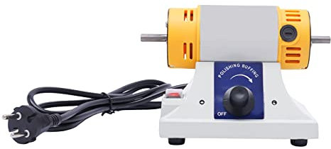 Flex Poliermaschine 220V, 320W Schleifmaschine Polierbock, Steinpoliermaschine, Multifunktionale Tischpolierer, Schleifbock zum Schleifen und Polieren für Schmuck, Bernstein, Metall