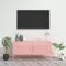 HOMTAKIE Meuble TV Rose 105x35x50 cm Acier
