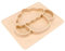 FRCOLOR Assiette Silicone Dérapante Animal pour Garçon Fille Assiette de Nourriture Supplémentaire avec Ventouse Béige