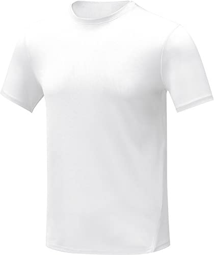 Elevate Mens Kratos Cool Fit Short-Sleeved T-Shirt (XS) (White)