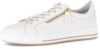 Gabor Damen Low-Top Sneaker, Frauen Sneaker,Moderate Mehrweite (G),Latte (21),37 EU / 4 UK