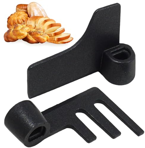 2 Pack Bread Maker Paddles Panasonic For Models For Sd 255 Sd 256 Sd 257 ForMore Non Stick Teflon Flat Rye Kneading Blades For Optimal Mixing