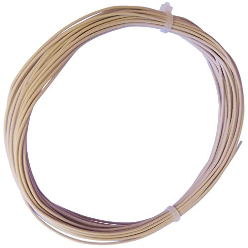 world-trading-net - 10m Litze flexibel weiß 0,25mm² - Ø1,3mm