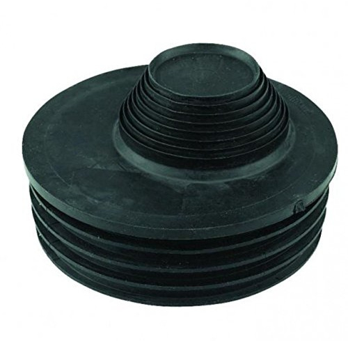 FloPlast Black Rubber Universal Waste Adaptor 110mm