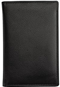 Josephine Osthoff Brieftasche Herren Leder Ausweisetui Reisepasshülle Hochformat Ausweishülle Damen Gross Ausweistasche RFID-Schutz Slim Wallet mit Geldscheinfach (942)