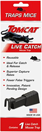Tomcat Live Catch Mouse Trap (Single Catch), 1 Trap