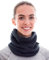 Hilltop Polar Multifunktionstuch, Herbst & Winter Schal, Halstuch, Motorradmaske, Gesichtsmaske, Halswärmer, mit Kordelzug 100% Fleece, für Damen und Herren, Design/Farbe:anthrazit doppellagig