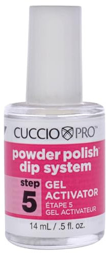 Cuccio Powder Polish Dip System Step 5 Gel Activator, Clear, 14 ml (Pack of 1)