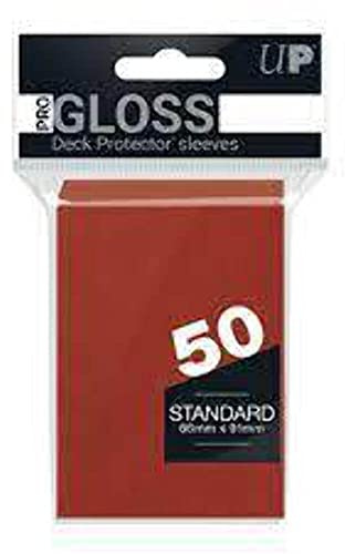 Ultra PRO Solid Red Standard Deck Protectors