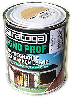 Saratoga legno prof 750ml impregnante all'acqua per legno per interni ed esterni (rovere)