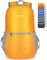 ZOMAKE Zaino Pieghevole Ultraleggero Zaini Ripiegabile Piccolo 20L,Packable Backpack Da Trekking Per Donna Uomo Viaggio Campeggio Città Sportivo(Giallo)