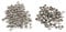 Lot de 100 Rivets Tubulaires en Métal pour Réparation et Décoration Argenté
