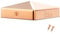Robuste Pfostenkappe aus massivem Kupfer, 8,9 x 8,9 cm, für echte 8,9 x 8,9 cm Holzpfosten, korrosionsbeständige Zaunpfostenkappe mit 2 passenden verkupferten Schrauben, wetterfeste