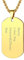 Bandmax Collar Placa militar personalizada para hombre Acero inoxidable/chapado en oro Dog Tag Collar, Dog Tag Personalizado con Texto/Foto (A - Dorado)