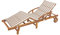 HOBBYGARDEN Auflagen für Deckchair, Kissen für Liegenauflage, Gartenliege Auflage, Polsterauflage für Sonnenliege, Produktabmessung 185x56x4 cm Beige mit Streifen