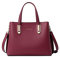 FANDARE Umhängetaschen Elegante Schultertasche Damen Handtasche Frauen PU Leder Wasserdicht Große Kapazität Mittel Büro Schule Einkauf Arbeitstasche Reisen mit Vielen Fächern Henkeltaschen Rot