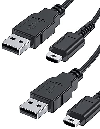 Mellbree - Caricatore per Nintendo DS Lite 2 pezzi, cavo di ricarica USB per Nintendo DS Lite e NDS Lite (DSL NDSL)