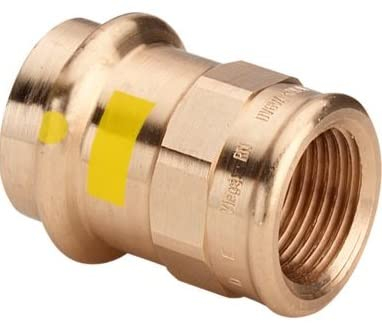 GAS raccordo a pressare in rame DVGW, SC-Contur (adattatore femmina, 15x1/2)