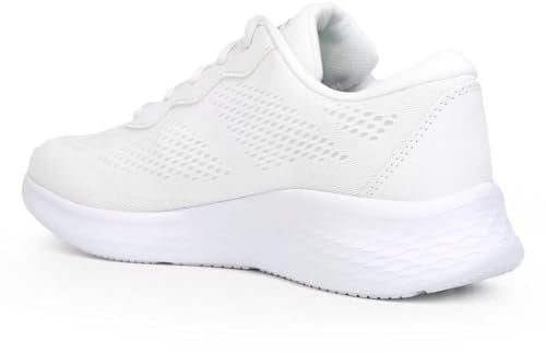 Skechers Damen Skech-Lite Pro Perfect Time Sneaker, White Mesh/Black Trim, 38 EU