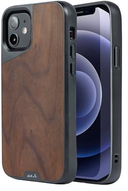 Mous for iPhone 12/12 Pro Case MagSafe Compatible - Limitless 4.0 - Walnut - Protective iPhone 12/12 Pro Case - Shockproof Phone Cover