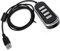 RJ9 to USB Adapter, Universal Audio Headphone Conversion Line with Control Box Computer Headset Audio Adapter Cable Converter, Headphone Cable Length 120cm