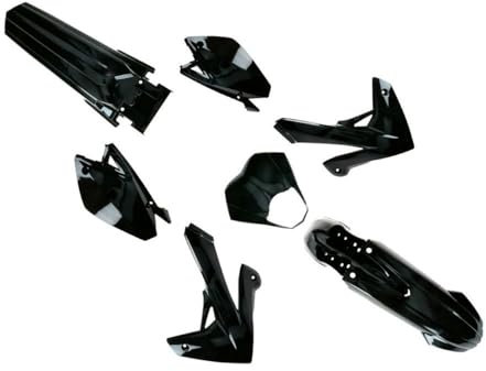 2EXTREME Verkleidungskit komplett schwarz kompatibel für Rieju MRT, Schaltmoped, Mofa, Moped, 2-Takt, LC