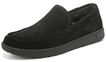 Vionic Men's Gustavo Slipper, Black Suede, 7.5 UK