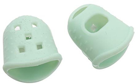 Kalimba-Fingerschutz aus weichem Silikon, für Anfänger, hellgrün