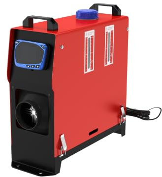 LZQ 8KW Diesel-Lüfterheizer Standheizung 12V mit LCD & Fernbedienung, Typ B | Vielseitiges Diesel-Heizgerät für Camping, Werkstatt, Lager, Gewächshäuser und Tierställe, Präzise Temperatursteuerung