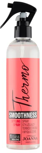 JOANNA Professional Thermo Stylingspray Hitzeschutz Glattes und Angenehmes Haargefühl Gepflegtes und Regeneriertes Haar Schützt das Haar vor Hitze Stylt und Schützt das Haar 300 ml