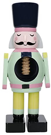 KitchenCraft KCXMNUTMAN Nussknacker-Kollektion aus Holz, männlich, mit Geschenkanhänger, Gemischt