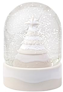 like. by Villeroy & Boch Winter Glow Boule À Neige, Décoration De Noël En Porcelaine Premium