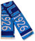 Sciarpa Napoli - 20x120 Sciarpa in Poliestere con Frange per Tifo Partita Scritta Napoli Azzurro Blu e Bianco - Tifoseria Campionato (Sciarpa Napoli)