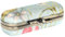 Kleiner Lippenstift Etui, Vintage Stickerei Muster Lippenstift Aufbewahrungskoffer Tragbarer Lippenstift-Etui mit Spiegel zum Aufbewahren von Lippenstift und Lipgloss